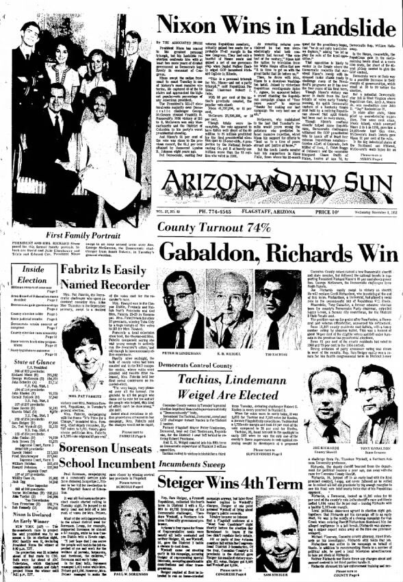 Clipping from Arizona Daily Sun